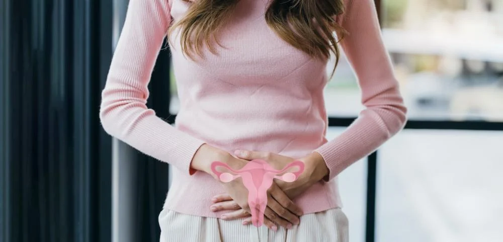 تصویر شماتیک از ارتباط ویروس HPV پرخطر با ایجاد سرطان دهانه رحم